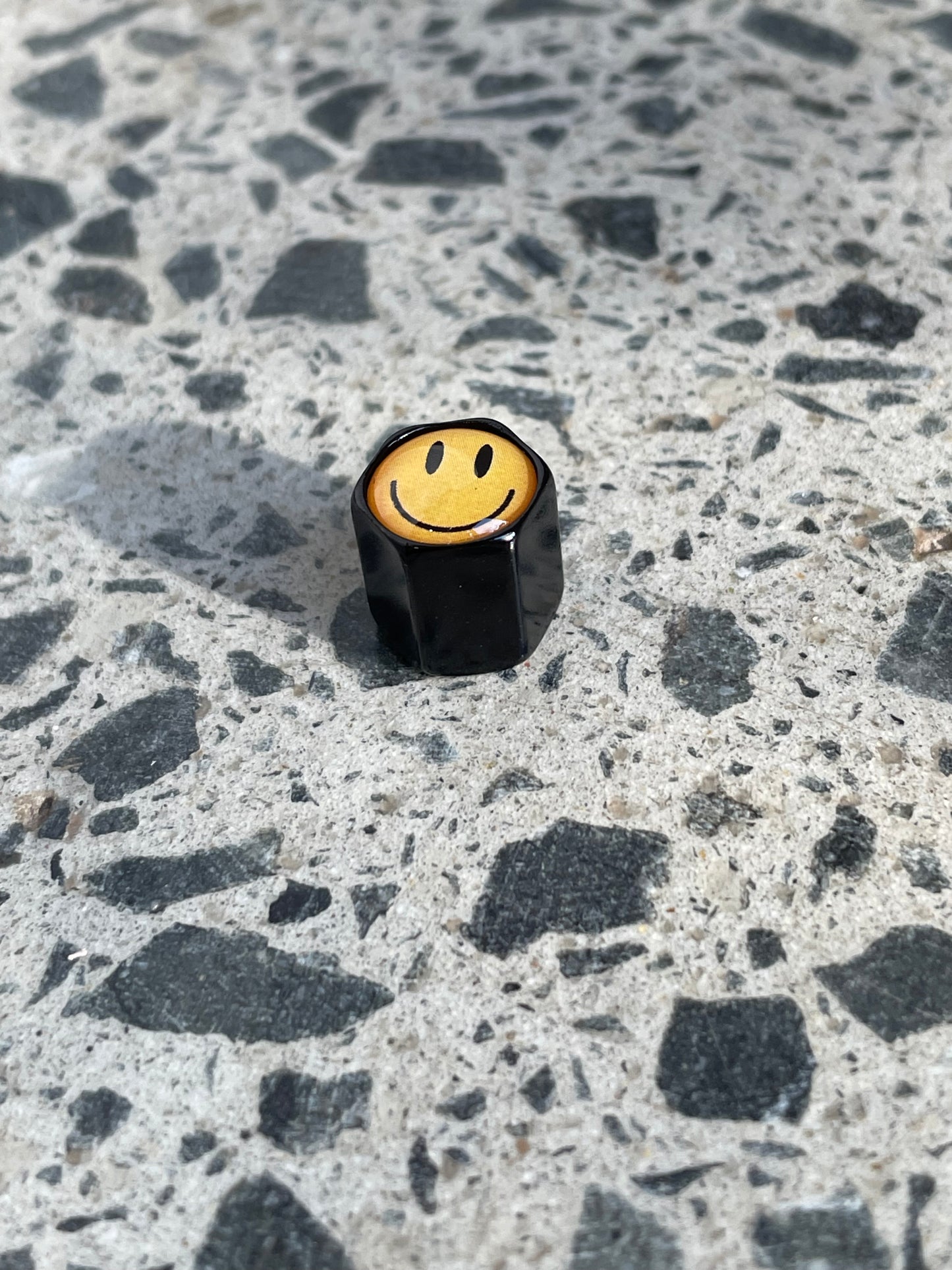 Smiley Hex Cap